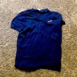 Hollister youth large blue t shirt